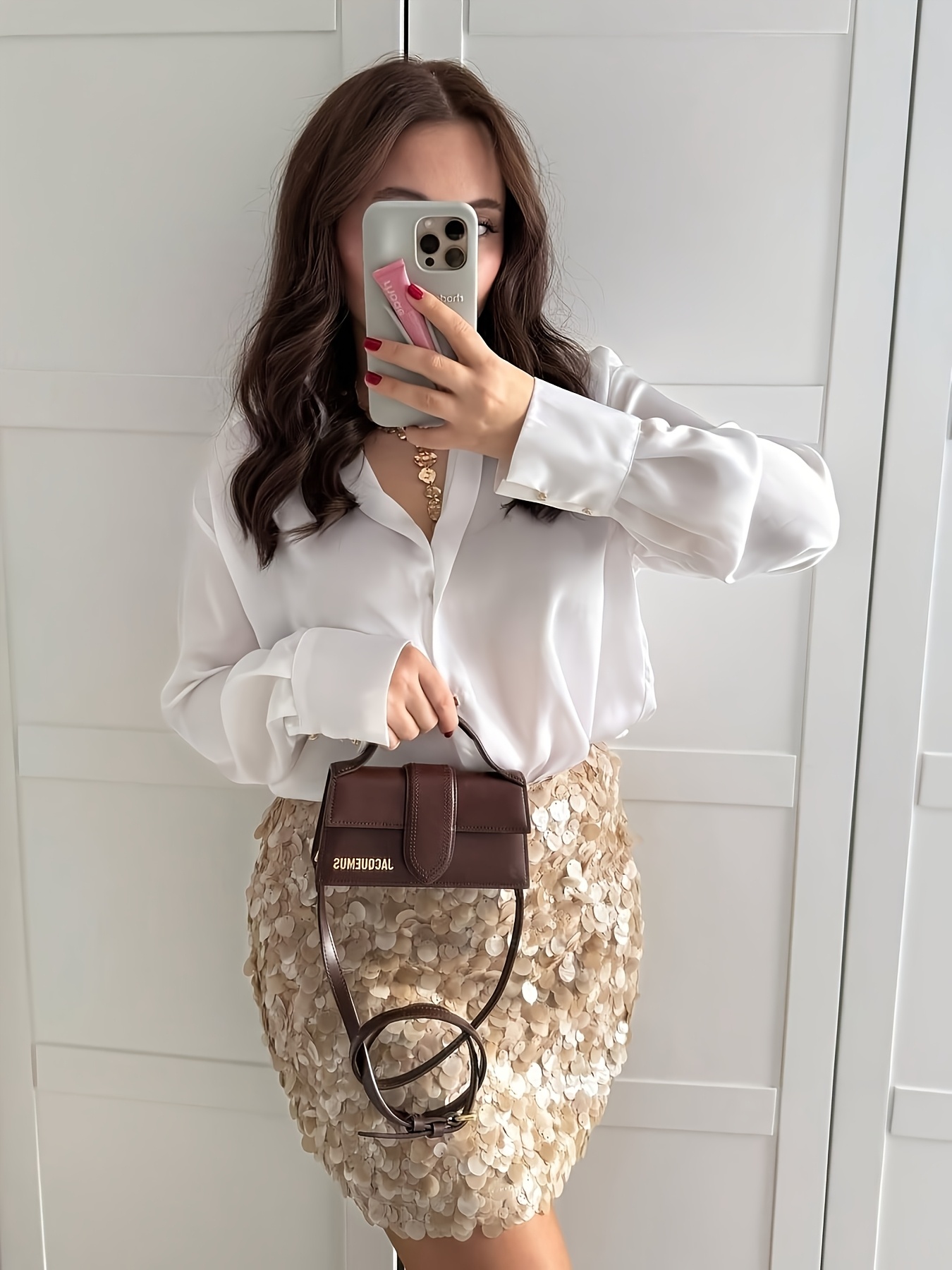 womens sequin embellished high waisted mini skirt sparkling Temu