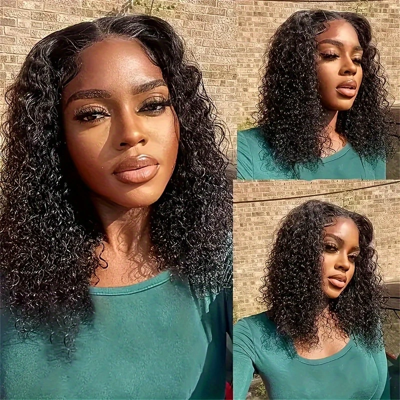13x4 wigs human hair deep wave lace front wigs human hair curly lace front women wig deep wave human hair wigs for black 18 inch details 0