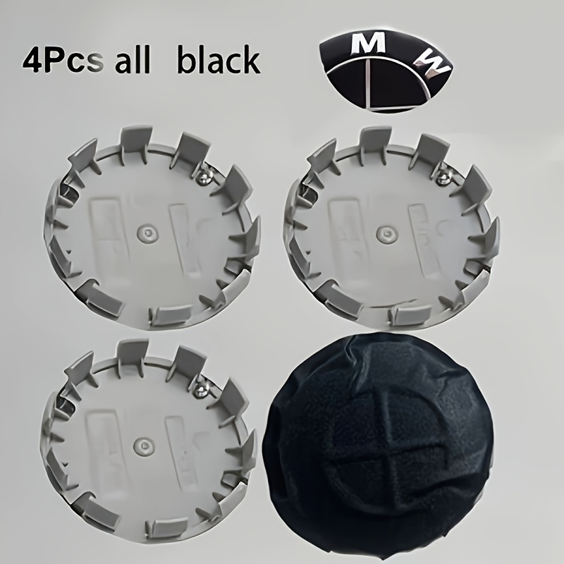 TEMU 4pcs 68mm B-series Car Hubcap For E87 E30 E36 E46 E90 E91 E92 F34 G20 E60 E61 G30 E34 E39 E83