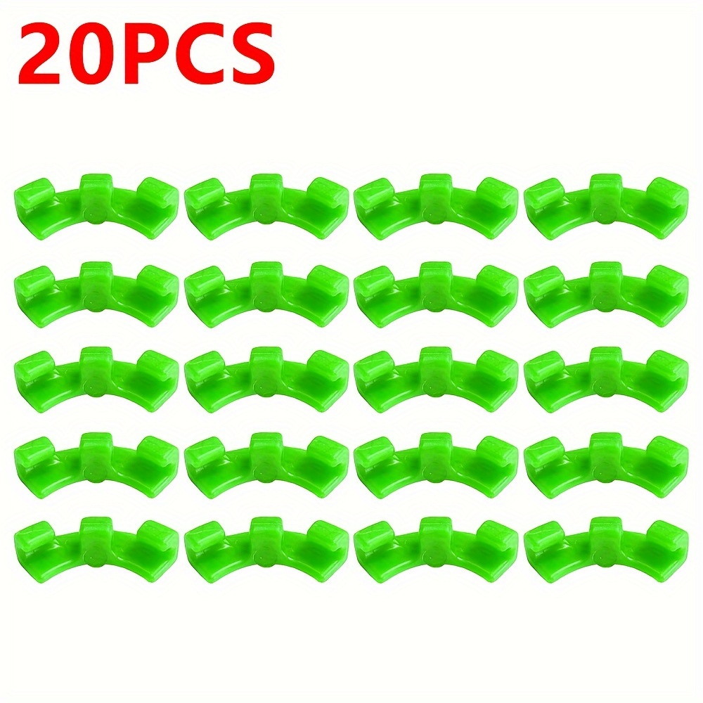 20/50pcs Pack Low-pressure Flowering Branch Training Clips Suitable For Climbing Plants, Roses, Ivy, Vines - Gentle Stakes For Lawn Care, Branch Trimming & Plant Training (cost-effective)