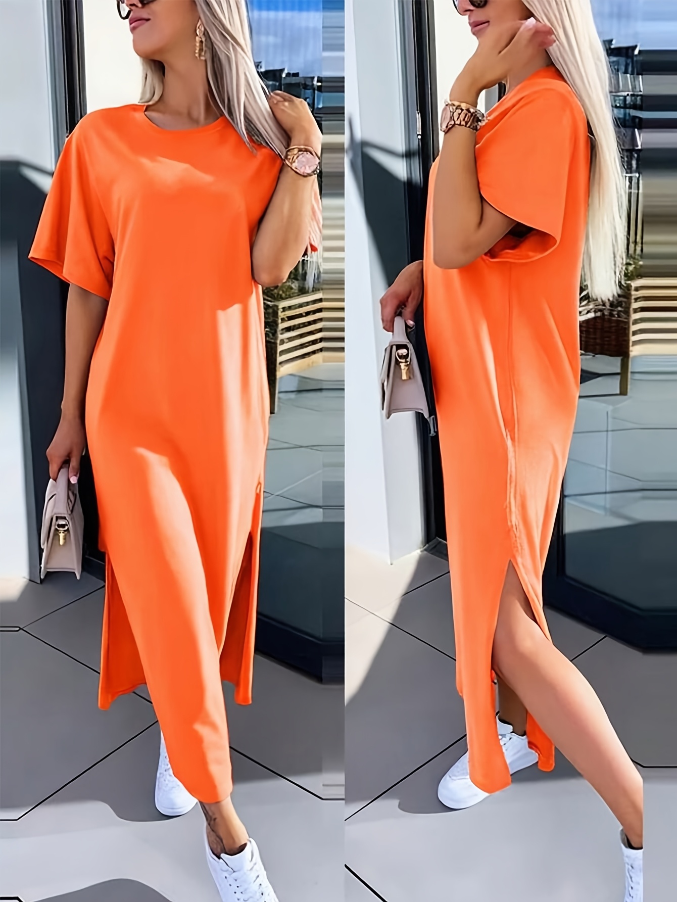 sachin and babi light blue dress The Best TShirt Dress That's Flattering & Comfy main image 0