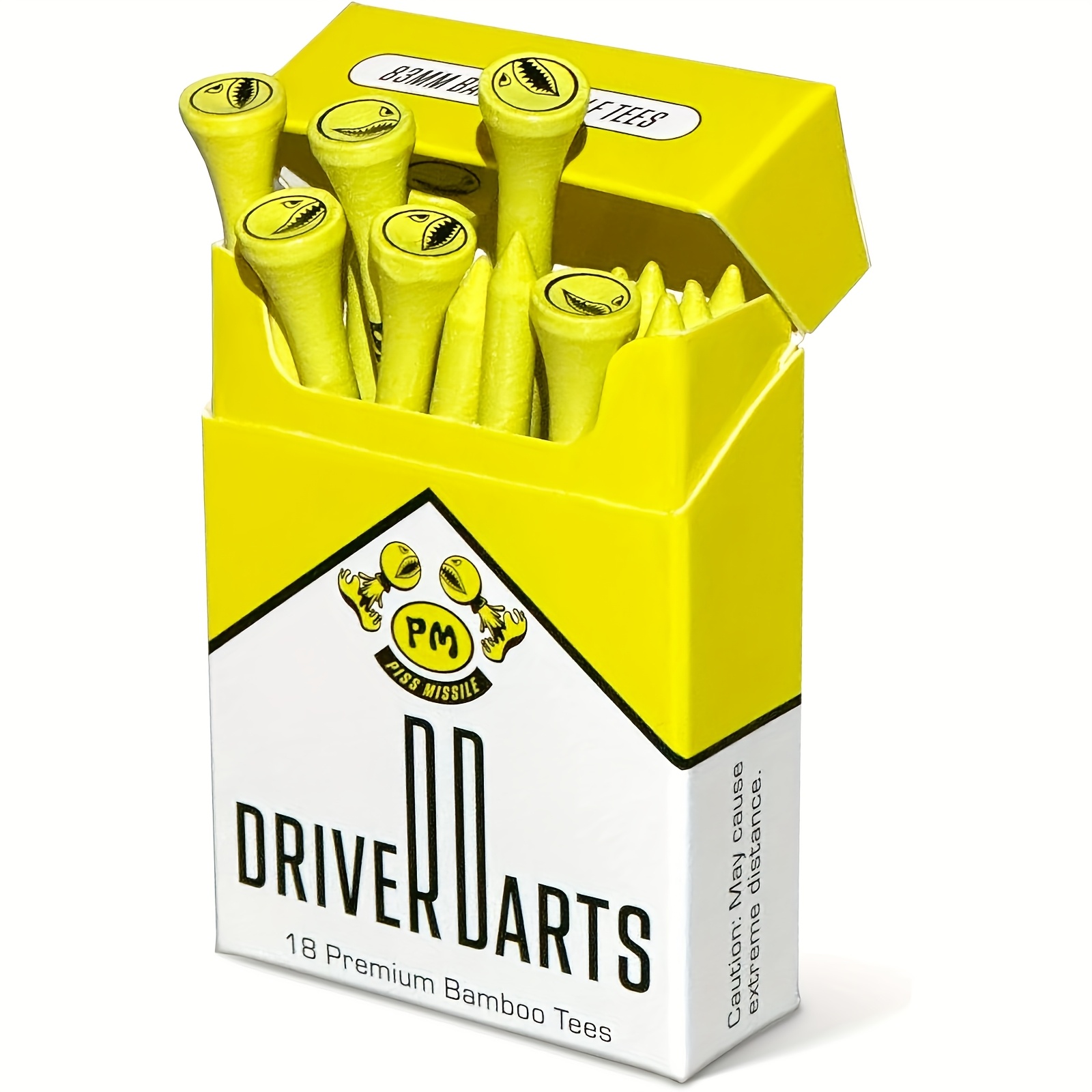 

1- Golf Tees Set - 83mm Golf Ball Markers - Pre- Box For Quick Setup