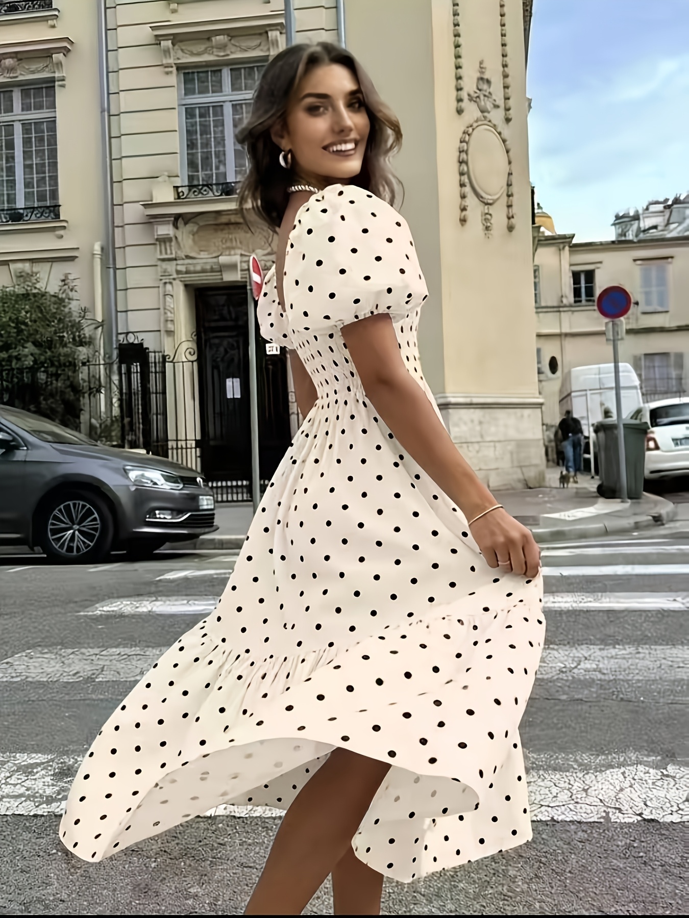 classy low cut dresses Elegant Dress Womens Bohemian Elegant Low Cut Dress Puff Sleeves Temu Oman Color:Delphinium Blue/French Blue Smart Set | Dresses Monitor_publish:2026-06-11 00:41 Midi dress Expect to be endlessly