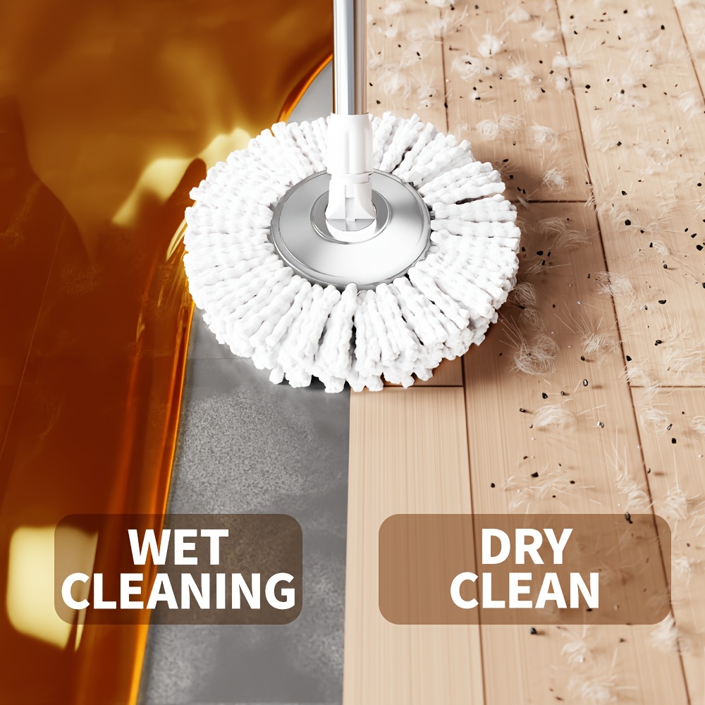 Spin Mop & Bucket Set with Wringer, Includes 360° Spin Mop Bucket... product image 3