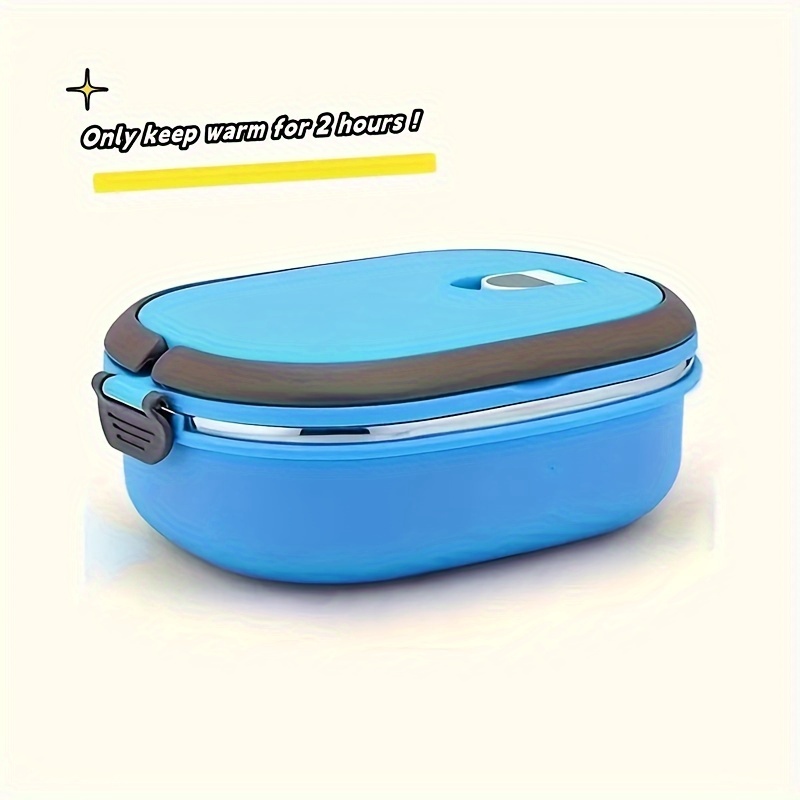 

Stainless Steel Insulated Lunch Box With Lid - Leak-proof, Portable Food Container For Office & Picnic, Keeps Food Warm, Hand Wash Recommended Lunch Containers Snack Box Container