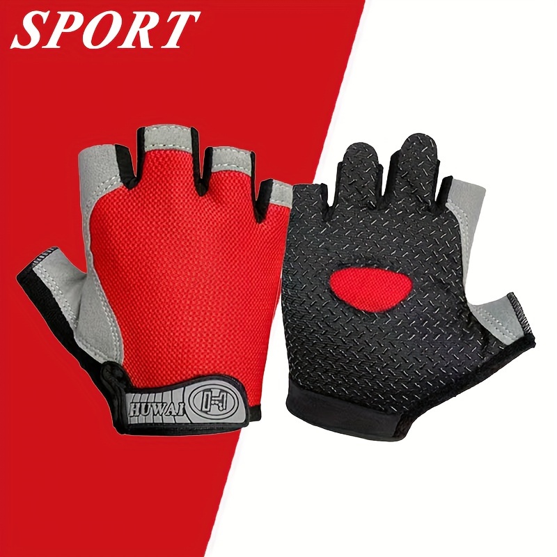 A Pair of Unisex Sports and Fitness Gloves, Non-slip, Breathable, Comfortable, Suitable for Outdoor Sports and Casual Wear
