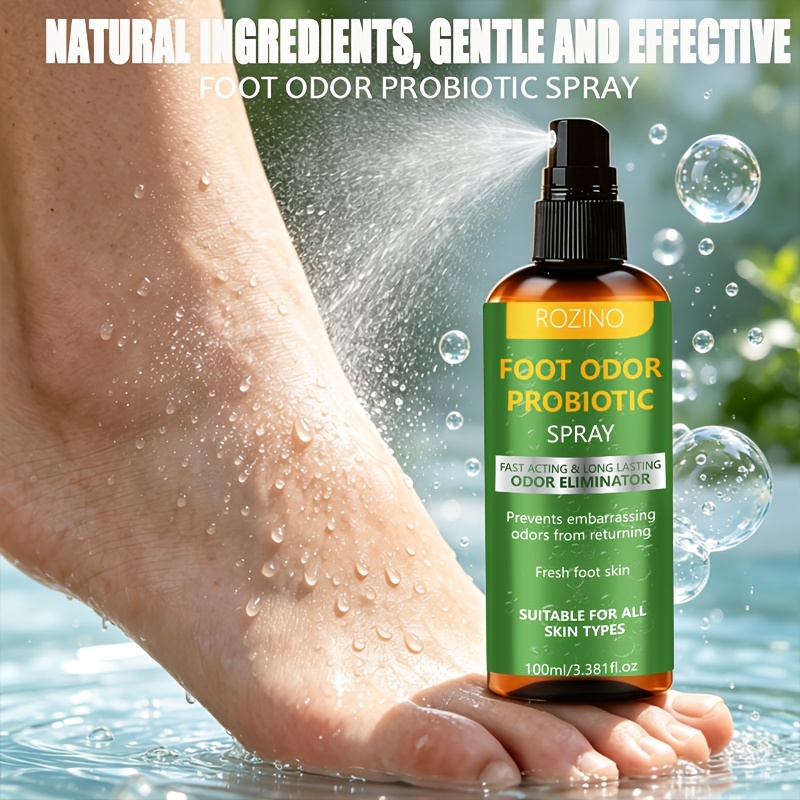 100ml   deodorant probiotic spray   and long lasting deodorant that prevents embarrassing odors from reappearing suitable for     sock and shoe odors Product details 5