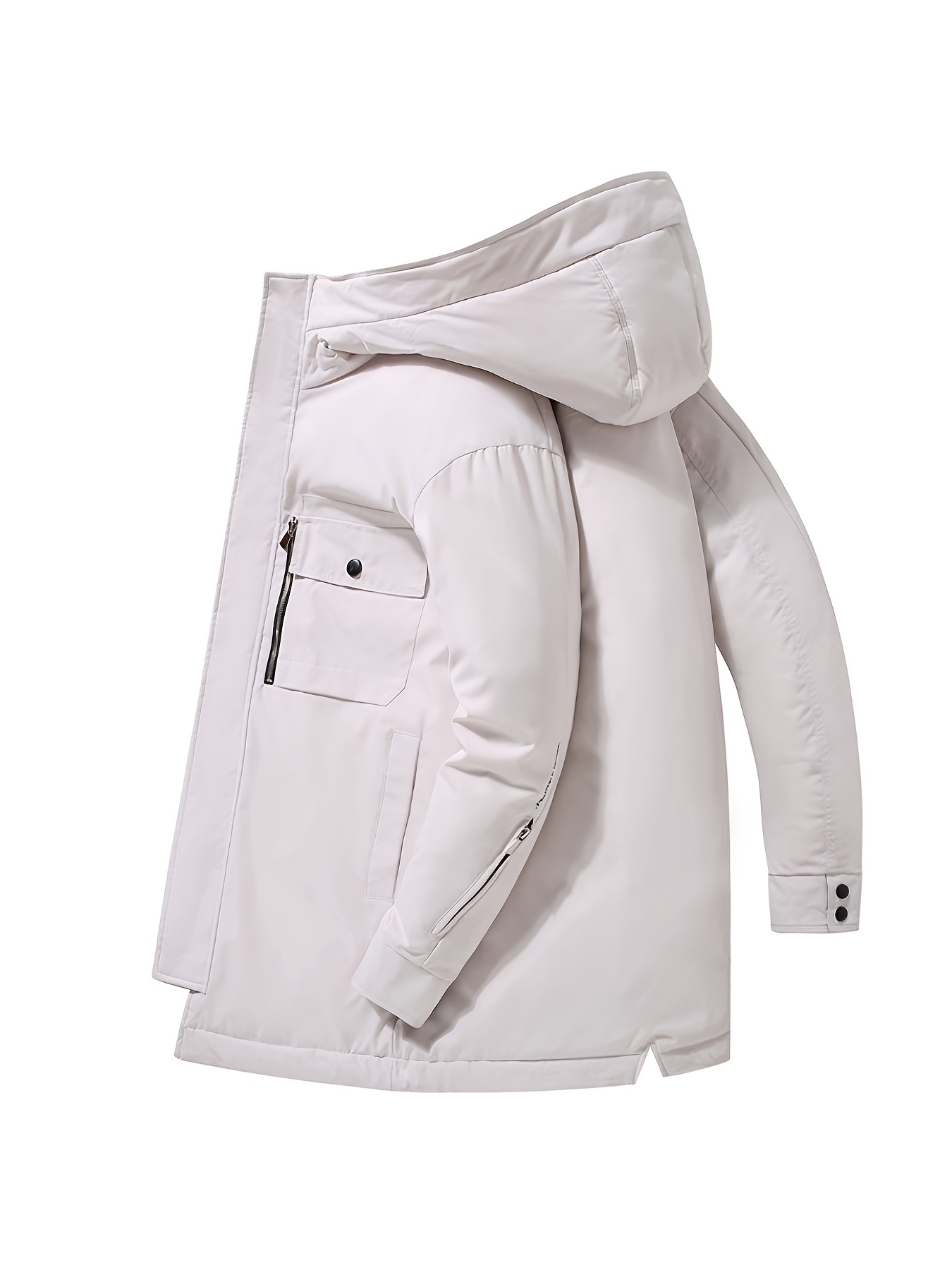 Men's Youth Thickened Hooded Down Jacket