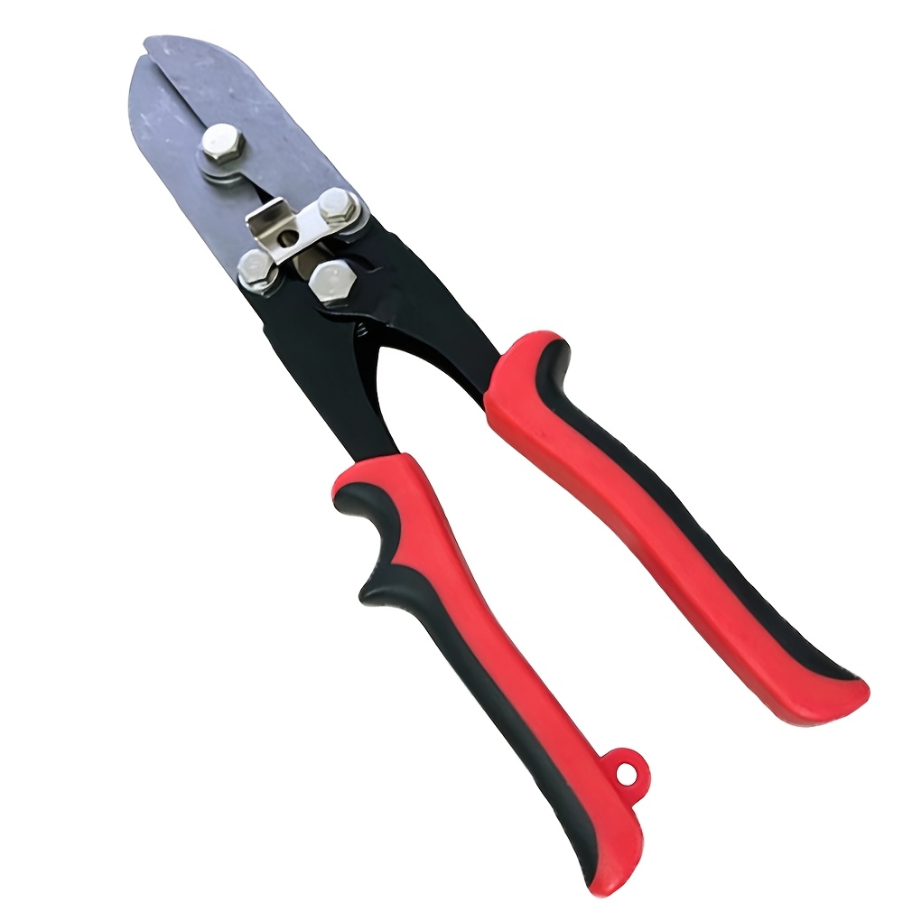 TEMU Outil de sertissage manuel à 5 lames, pince à sertir pour conduits CVC, pince manuelle, design ergonomique de la poignée, travail de sertissage