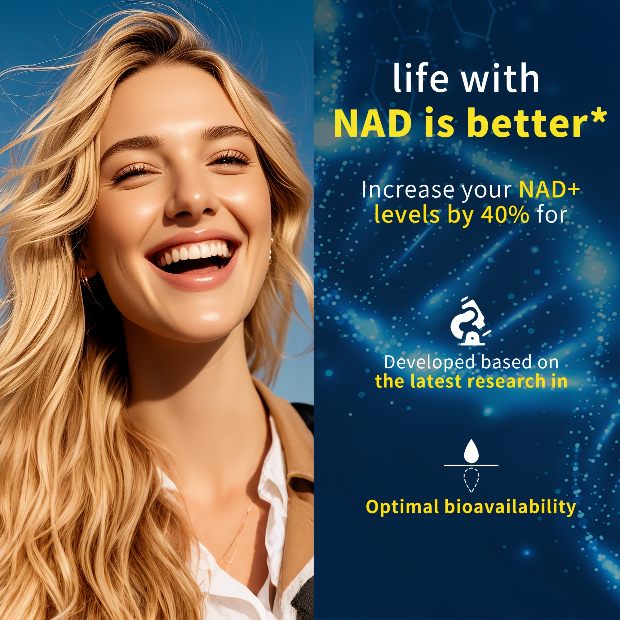 HiPlus NAD+ 1400 Liposomal Energy Bars with Niacinamide Ribofuronate and Resveratrol, Sweet and Sour Berry Flavor, 20 Bars Pack