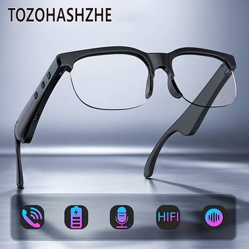 نظارات سماعة رأس لاسلكية جديدة TOZOHASHZHE2025، نظارات لاسلكية ذكية متعددة الوظائف، مزودة ببطارية تدوم طويلاً، لخلق تجربة قيادة عصرية