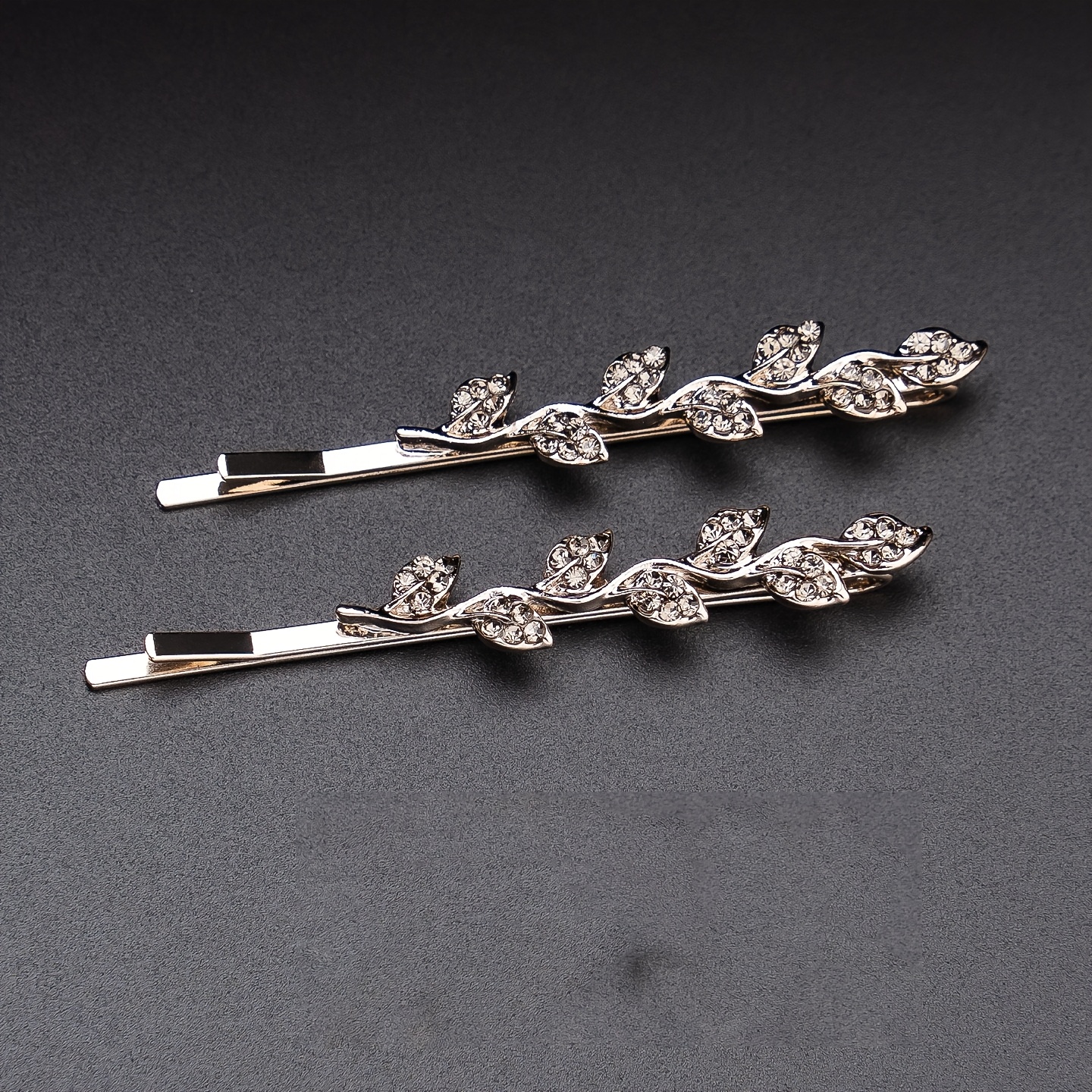 TEMU Confezione fermagli per capelli a foglia con strass , clip laterali, pinze per capelli lisci, accessori per capelli, fermagli per , new 2026,