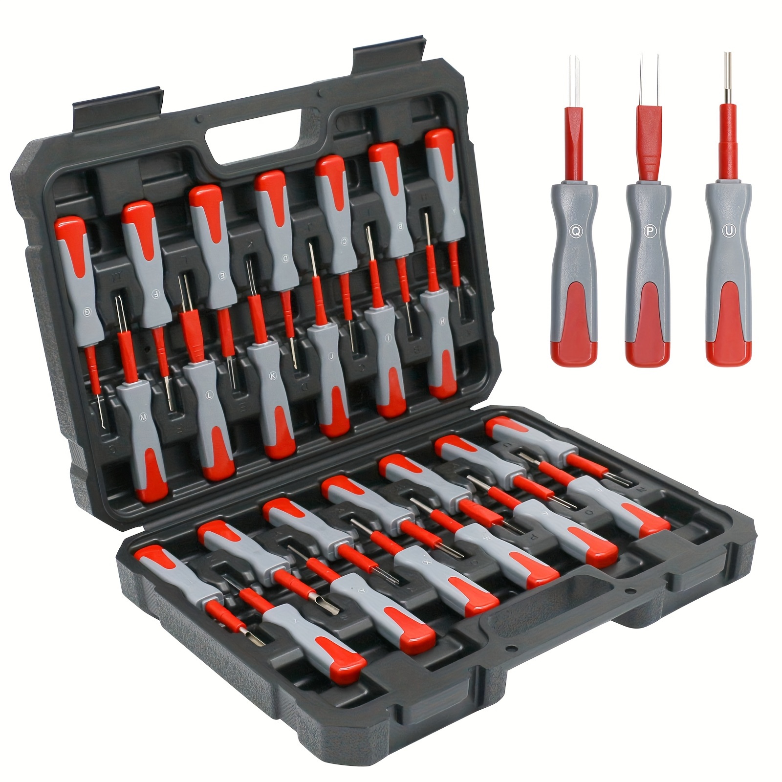 

Terminal Removal Tool Kit, For Replaces Universal Vehicle Wire Harness Pin Connector Release Tool Set (26 Pcs)