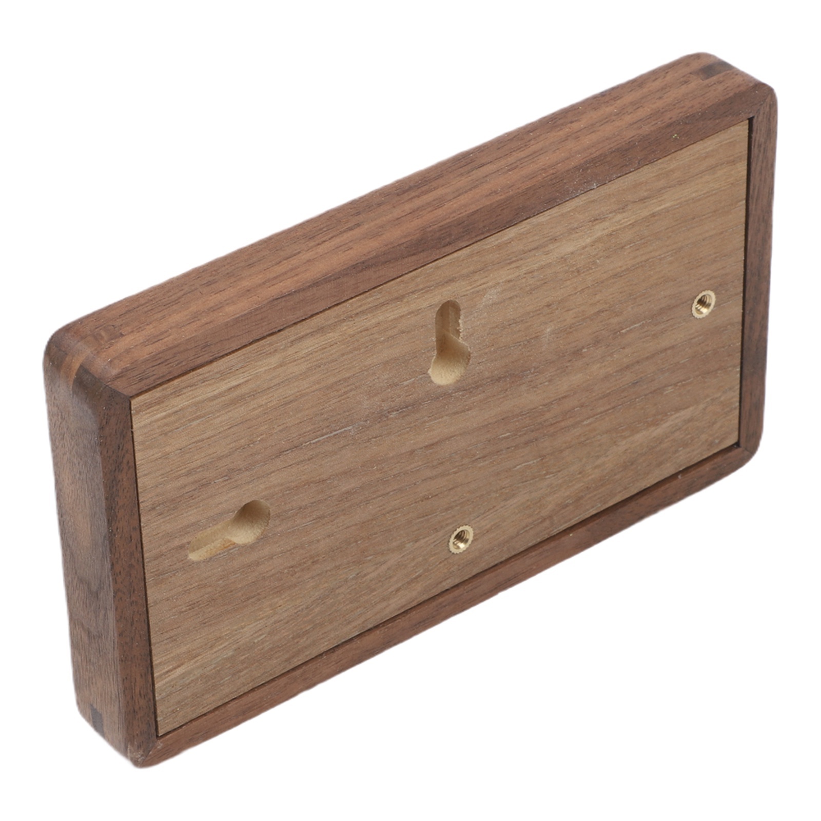 Solid Wood Photo Frame 8 X 15 Cm Walnut Or Natural End with Beige Mat Board