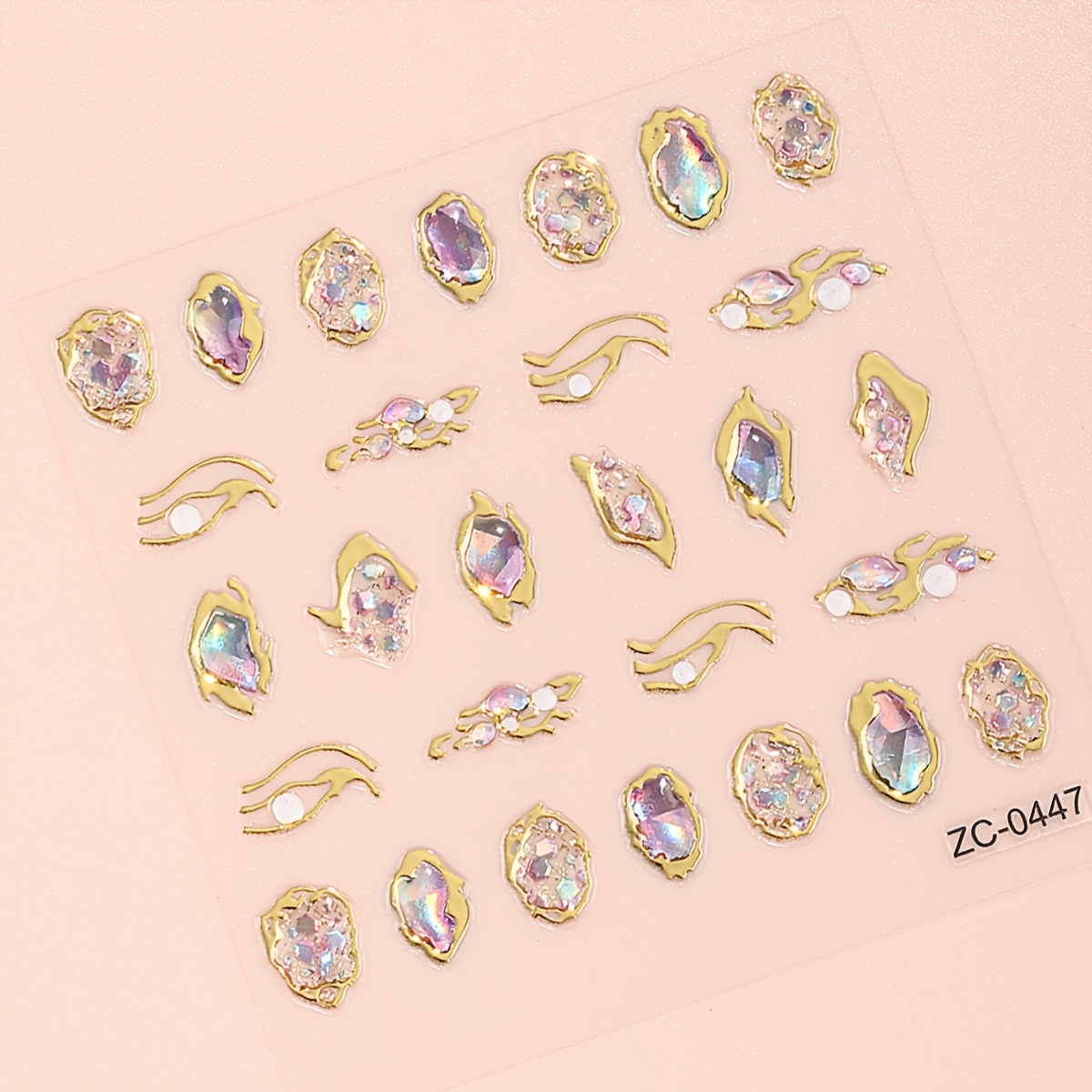 5D Three-Dimensional Nail Stickers