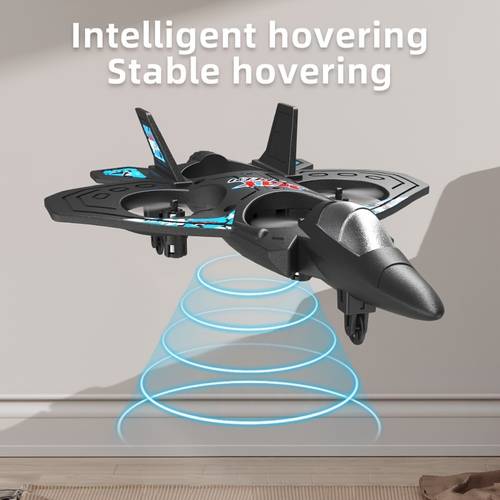 1pc rechargeable airplanes with height hold remote control ideal for beginner indoor and outdoor toy gift