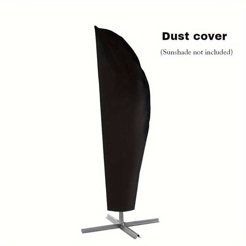 TEMU 1pc Patio Umbrella Parasol Cover - 210d Outdoor Offset Banana Style Umbrella Cover - Fits Cantilever Offset Umbrella
