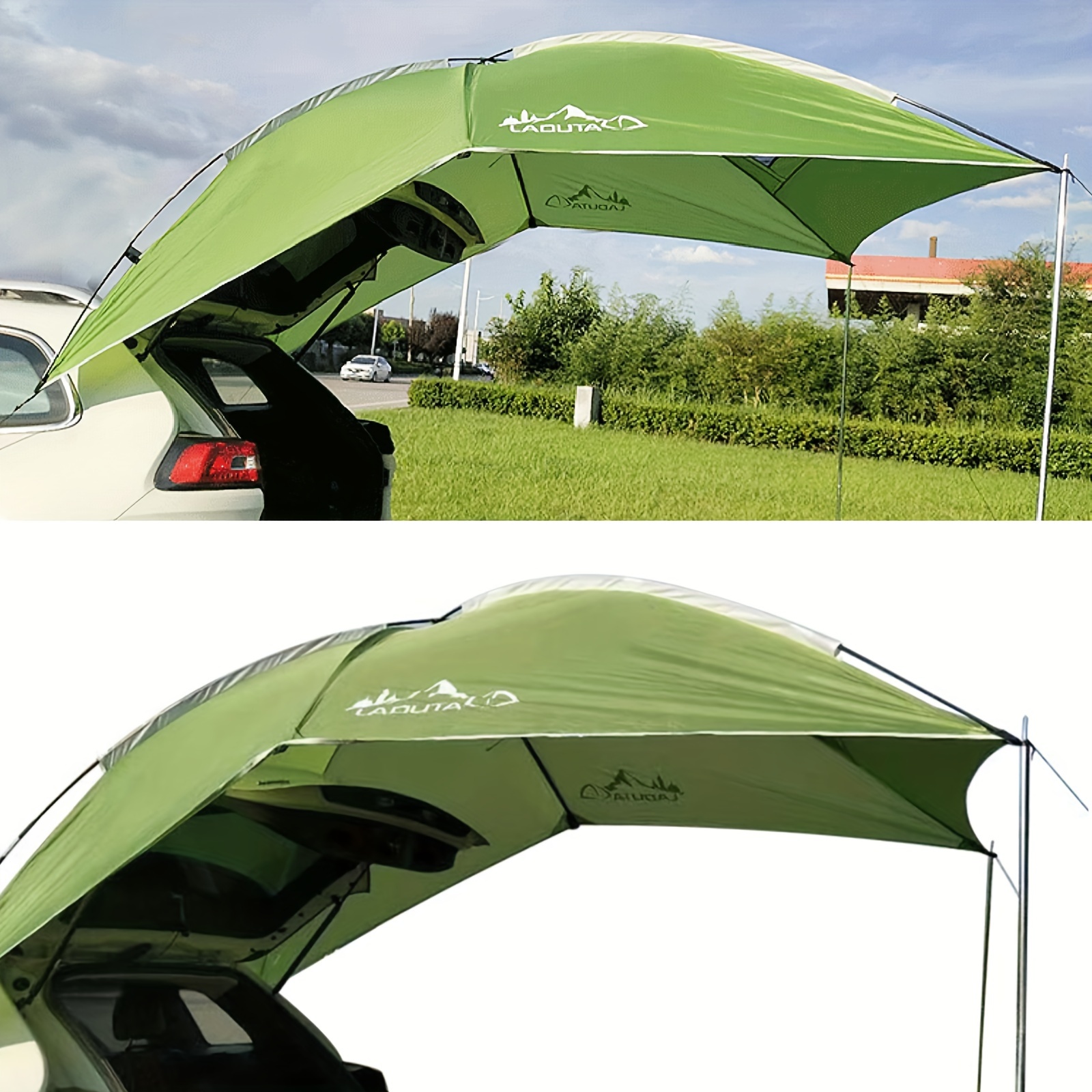 

Waterproof Car Tail Tent, Sunshade Shelter For Outdoor Activities, Portable Boot Canopy, Versatile Awning For Camping, Picnics, Fits Various Vehicles With Secure Straps And Carry Bag