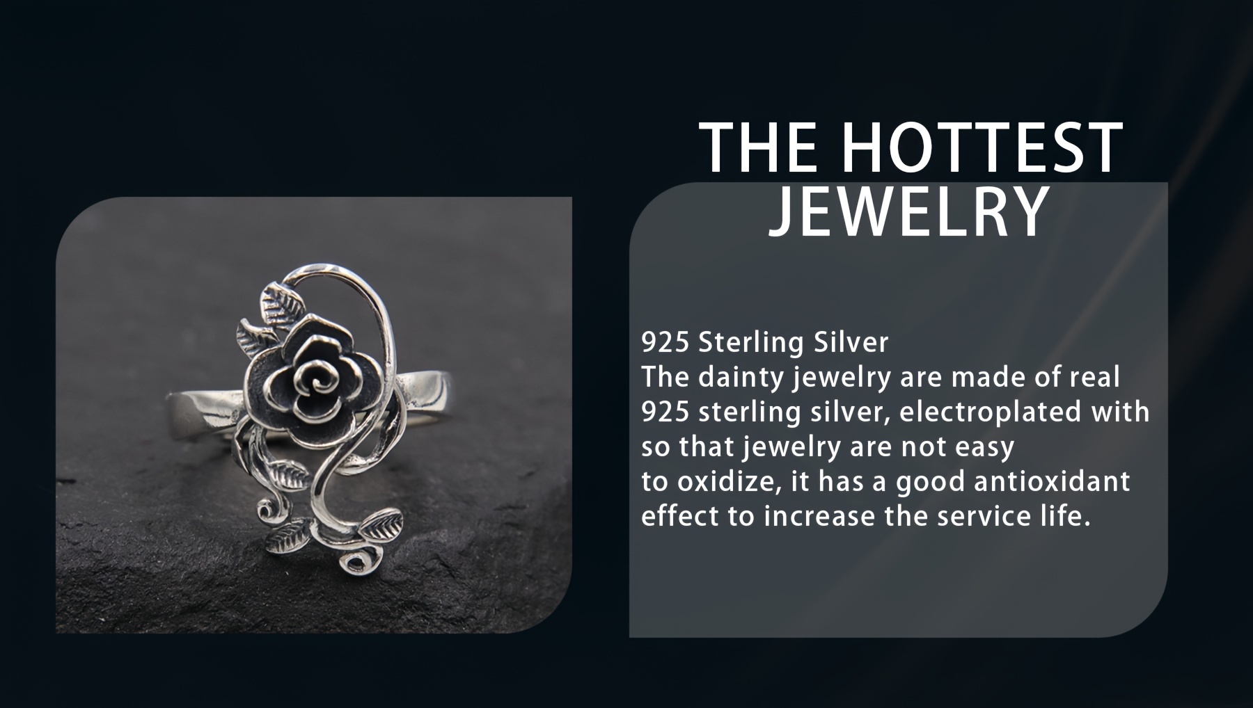 elegant     for women 925 sterling silvery     gifts details 0