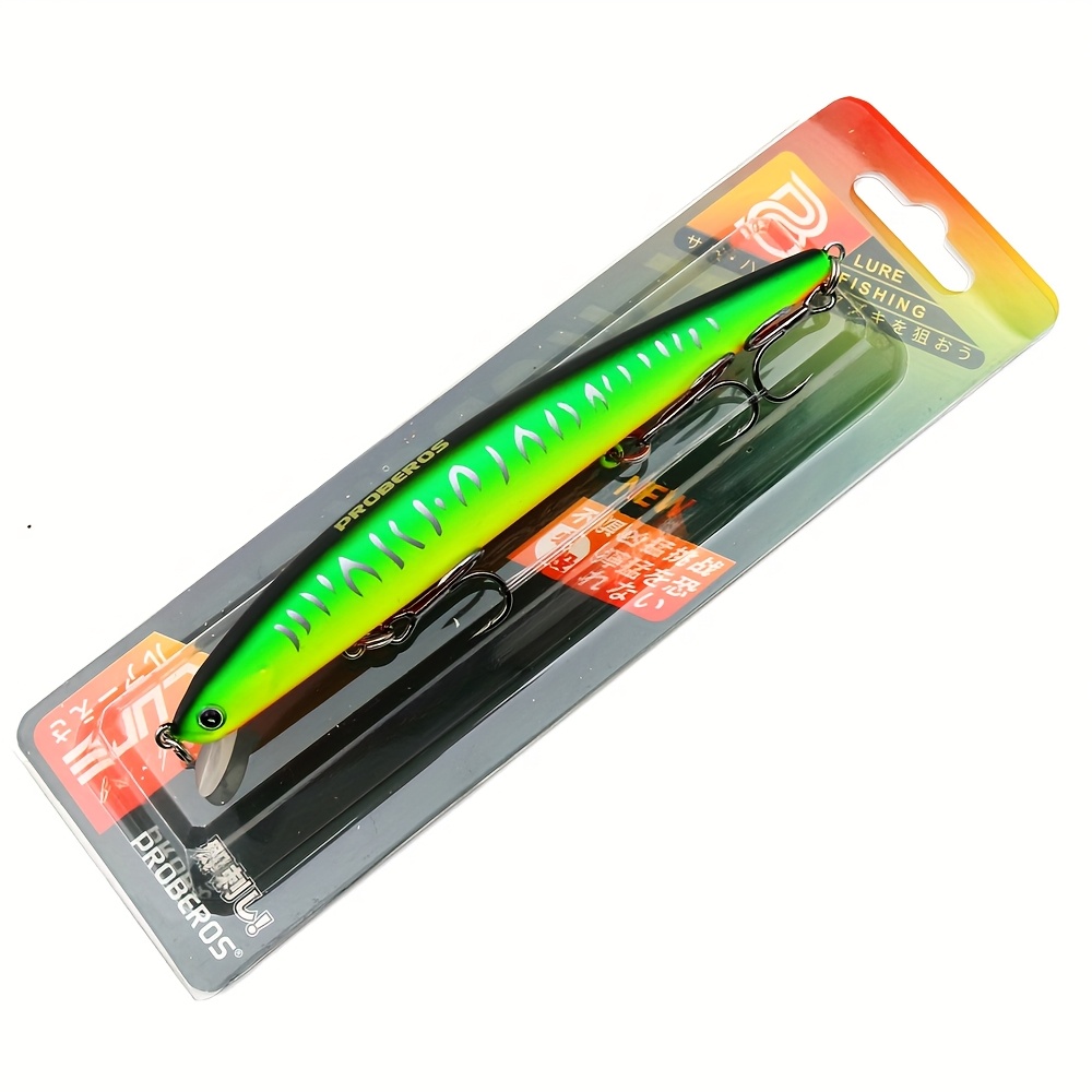 1pc Lifelike Minnow Fishing Lure, 4.93in/0.52oz - Realistic Swimbait Crankbait In Colors, Abs Plastic Hard With Treble Hooks For Carp Fishing, Fishing