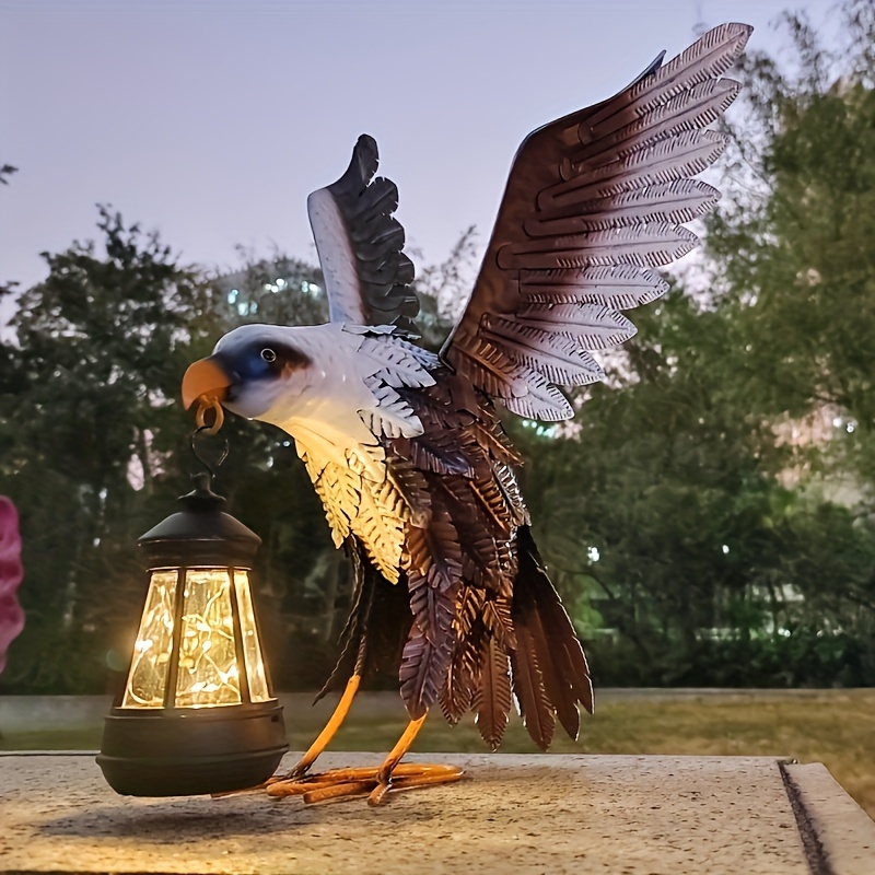 

1pc, Metal Eagle Condor Large Outdoor Statue, Garden Decoration Outdoor Garden Sculptures And Statues, 4th Of July Independence Day Decor