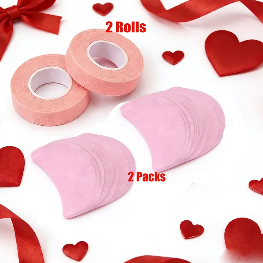 E-shop 4er-Pack Lidschatten Klebeband Set | Enthält 2 Packungen Lidschatten Tape, 2 Packungen Lidschatten Aufkleber, Klebende Augen Make-up