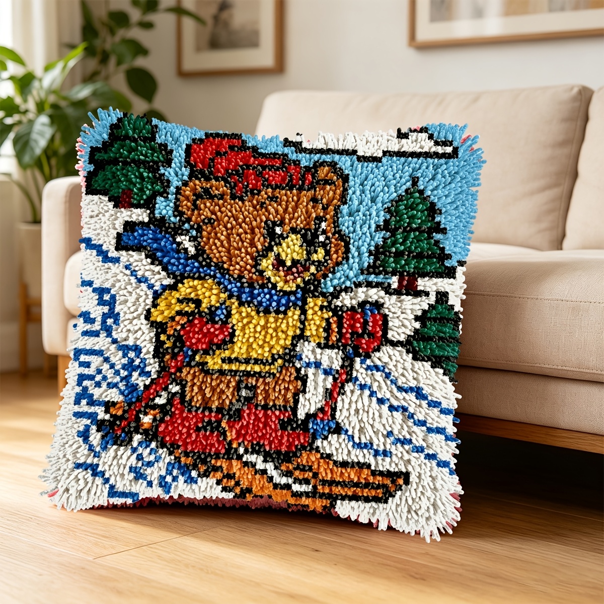 Adult Hook Lock Kit Printed Canvas Tapestry