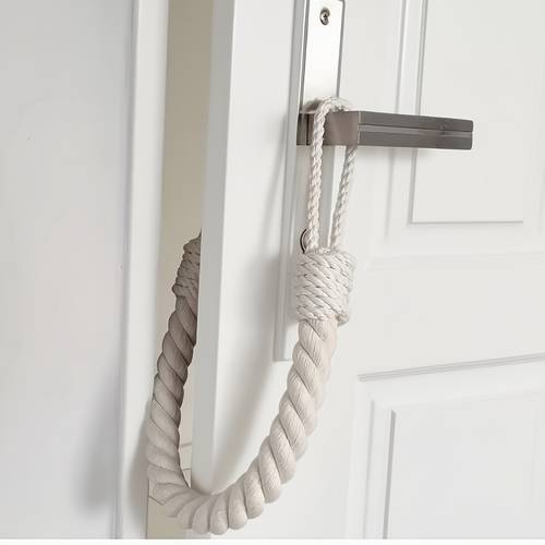 1pc retro rope heavy duty fabric wedge for floor or wall protection office door barrier free installation stylish decorative door holder