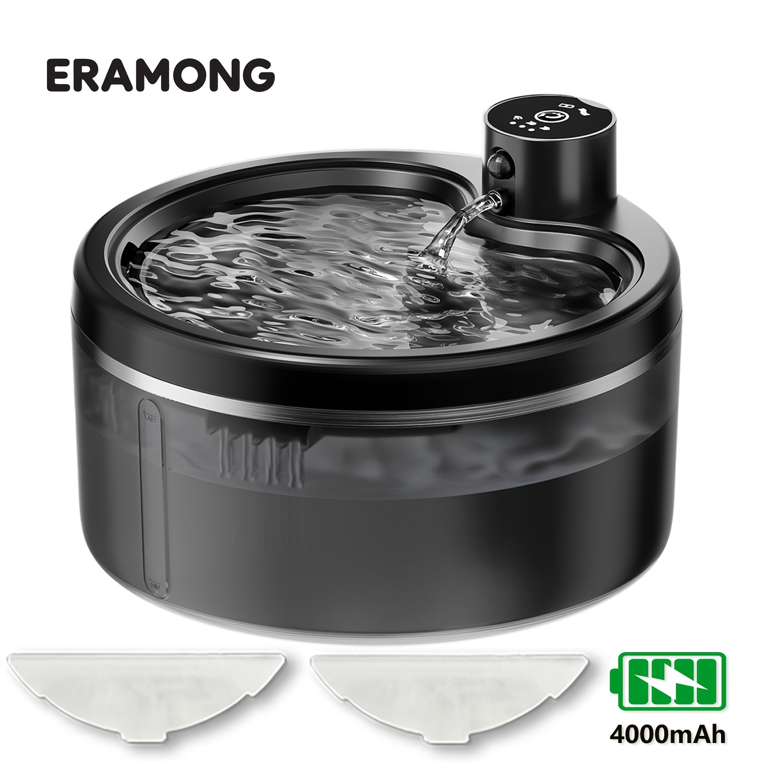 TEMU Distributore automatico per 2.5L/88Oz, Macchina per acqua per wireless, Alimentazione con timer di a rilevamento di , Batteria ricaricabile USB,