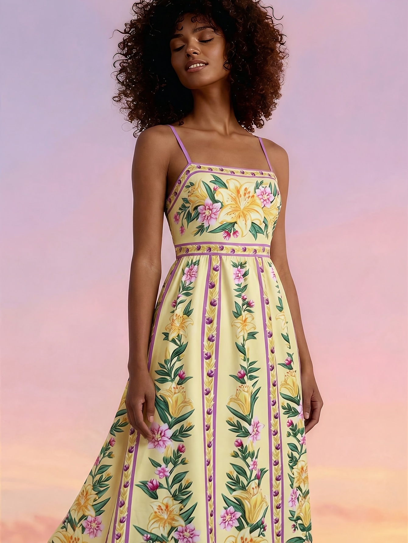 knee length dresses for ladies Coral Sea Maxi Dress main image 1