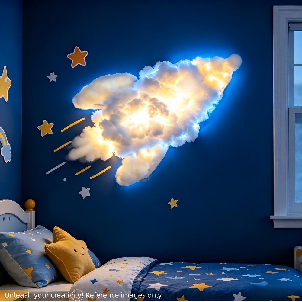 RGB Color-Changing Cloud Lamp DIY Assembly Kit