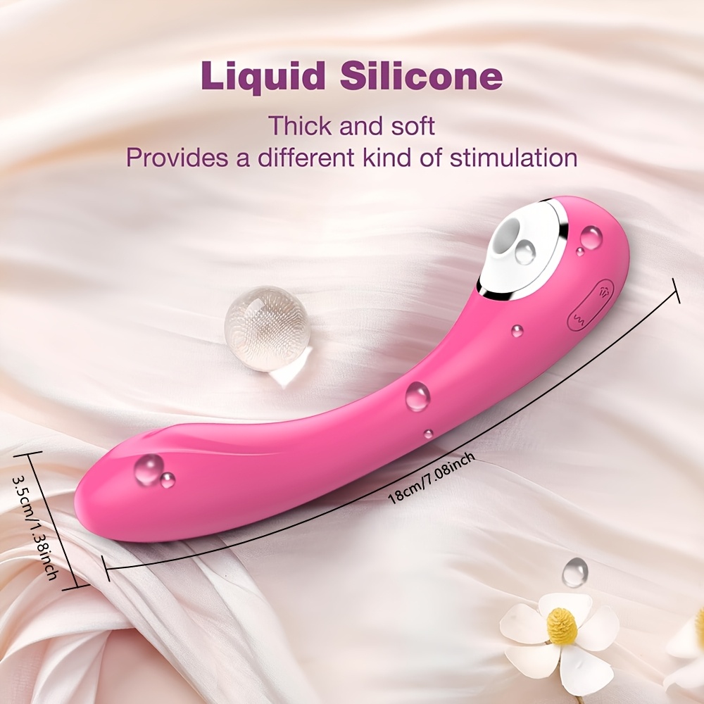 tragbarer 2-in-1  -g-punkt- ,  -  mit 5 vibrations- und 7 saugmodi, usb-betrieben für  , aus sicherem silikon, einsetzbares kraftvolles sextoy für frauen oder paare zum flirten Produktdetails 5