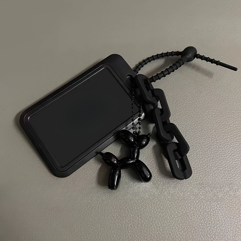 Multifunctional Plastic Id Card Holder, Suitable For Office, Bus Cards And Meal Cards - Daily Necessity