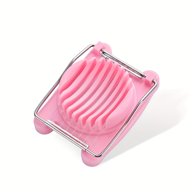 TEMU 1 Egg Slicer - Stainless Steel Wire Cutter, Suitable For Kitchens And Restaurants - Easy To Eggs, Fruits, And Vegetables, Kitchen Accessory