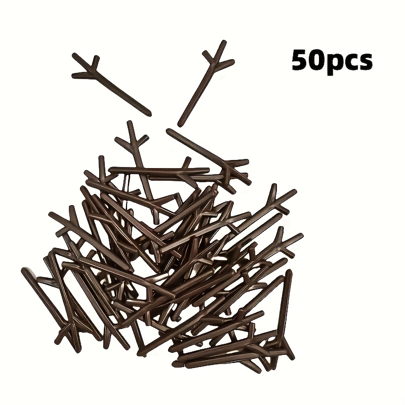 TEMU 50pcs, Mini Snowman Simulation Tree Branch Decoration, Christmas Crafts, Holiday Gifts, Diy And Kitchen Decoration
