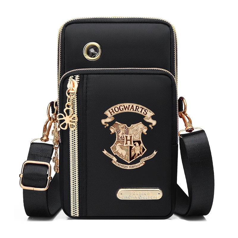 E-shop WB Harry Potter Umhängetasche, aus Material, mit Reißverschluss, verstellbarem Schultergurt, lässig und vielseitig, einfach und individuell.