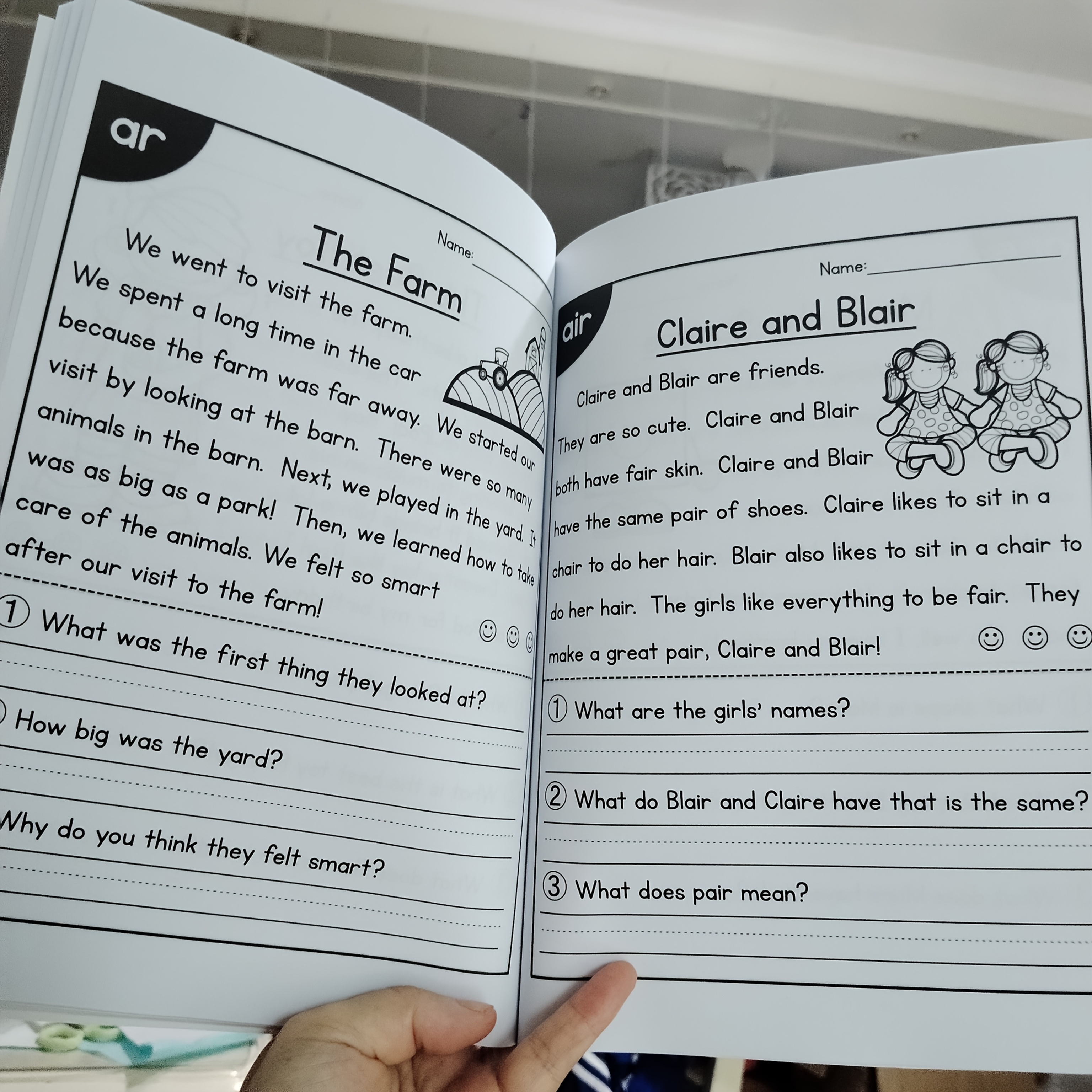 Of Phonics Workbook With Reading Paragraphs And Picture Writing Prompts - Root Family Reading Practice Worksheet