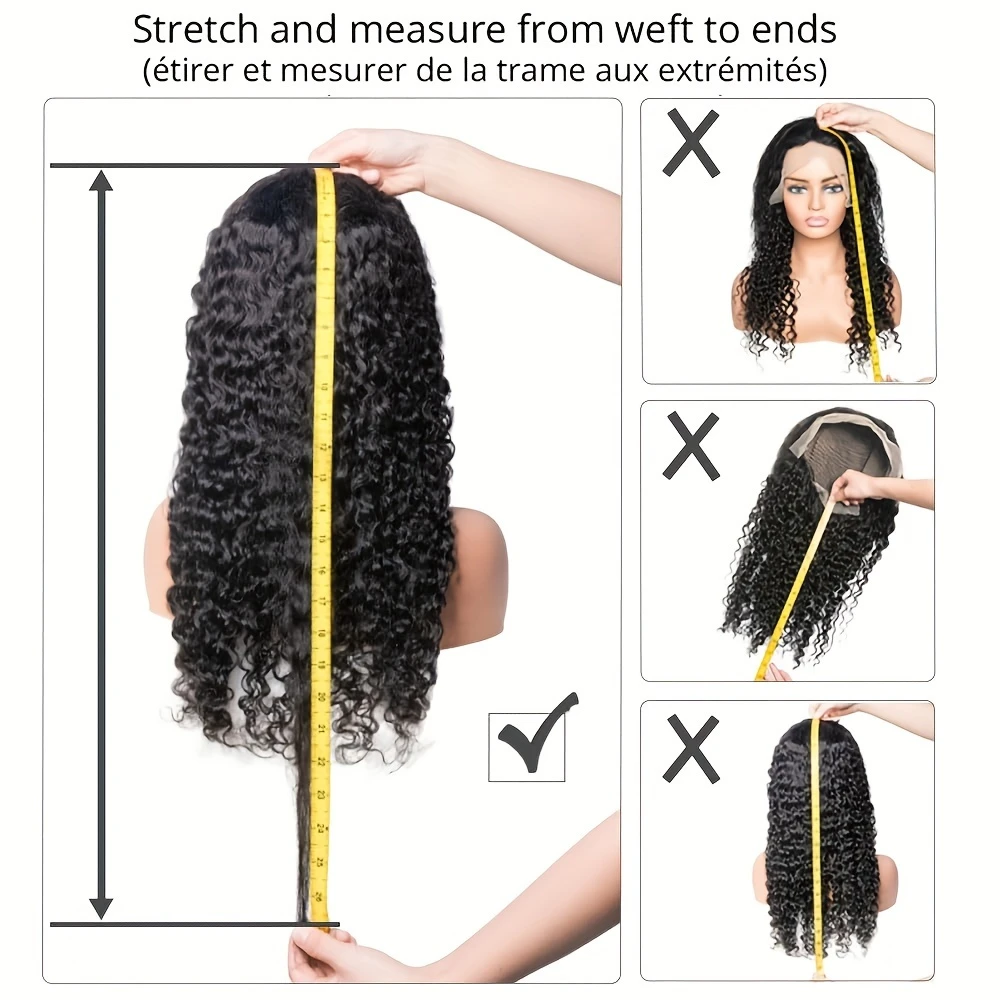13x4 wigs human hair deep wave lace front wigs human hair curly lace front women wig deep wave human hair wigs for black 18 inch details 4