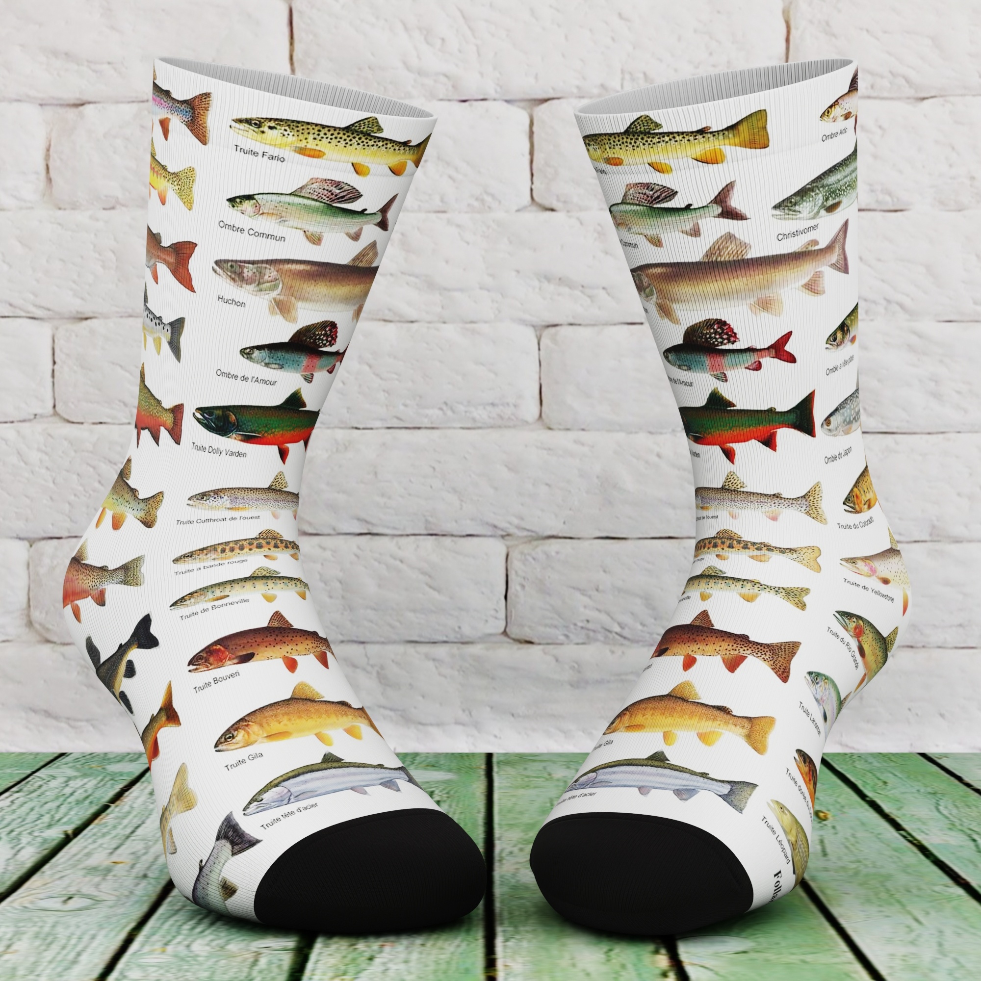 E-shop Ein Paar Unisex-Socken mit lustigen Mustern, aus Bambusfaser, stilvoll ansprechend, atmungsaktiv bequem, geeignet für Outdoor-Sport