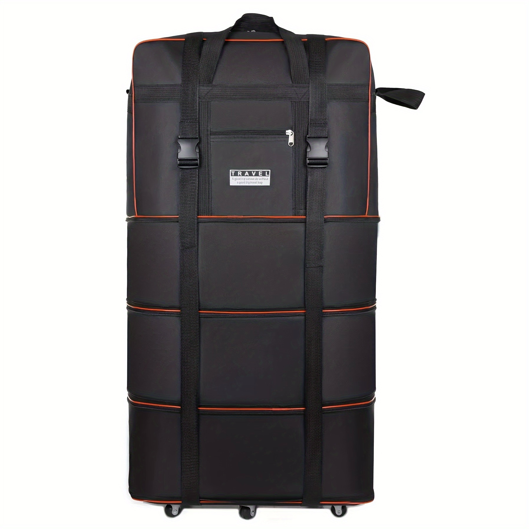 foldable wheeled travel duffel bag extra large expandable Temu