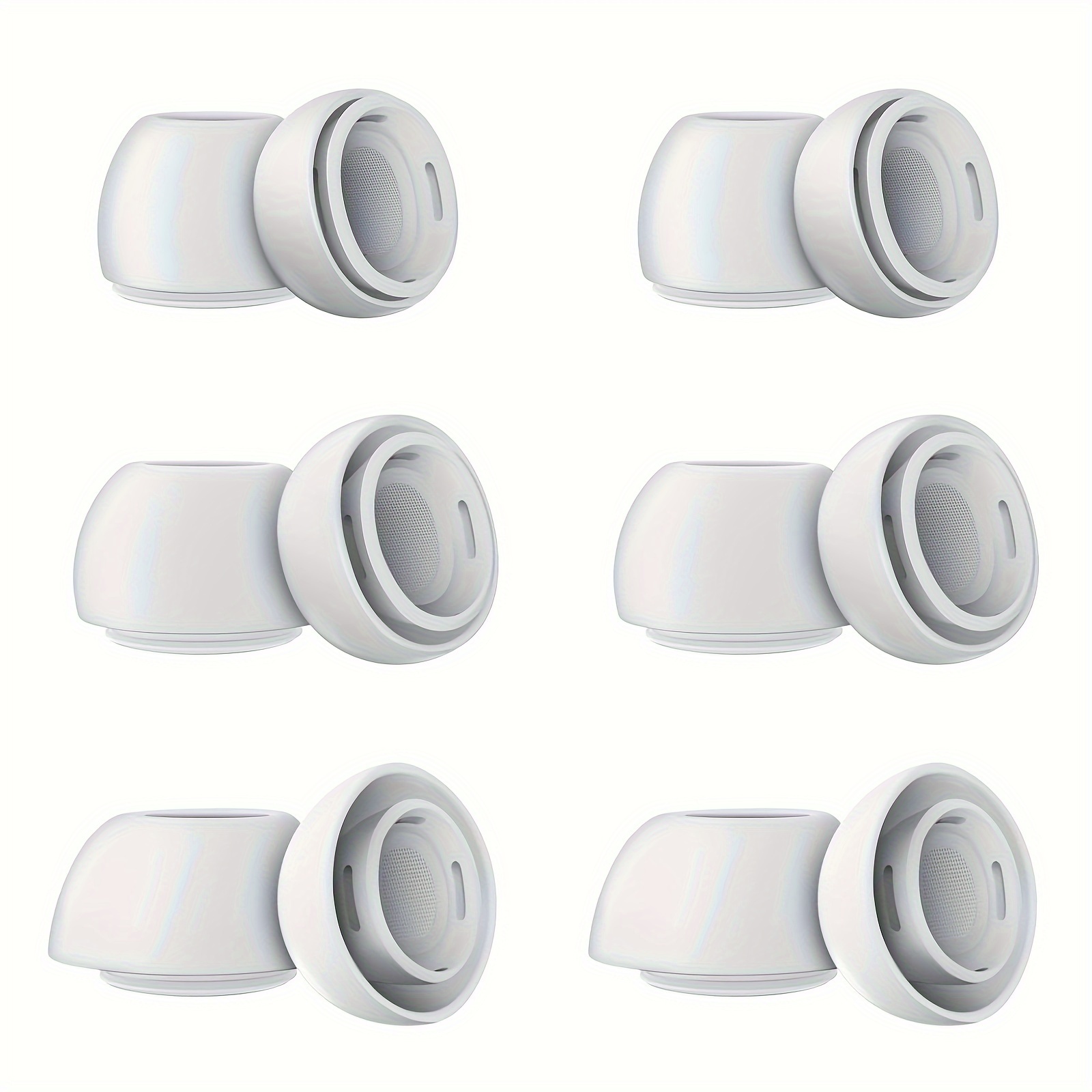 [3 pares] Almohadillas de repuesto para Airpods Pro y Airpods Pro 2 con  orificio de reducción de ruido, almohadillas de silicona para Airpods Pro  con