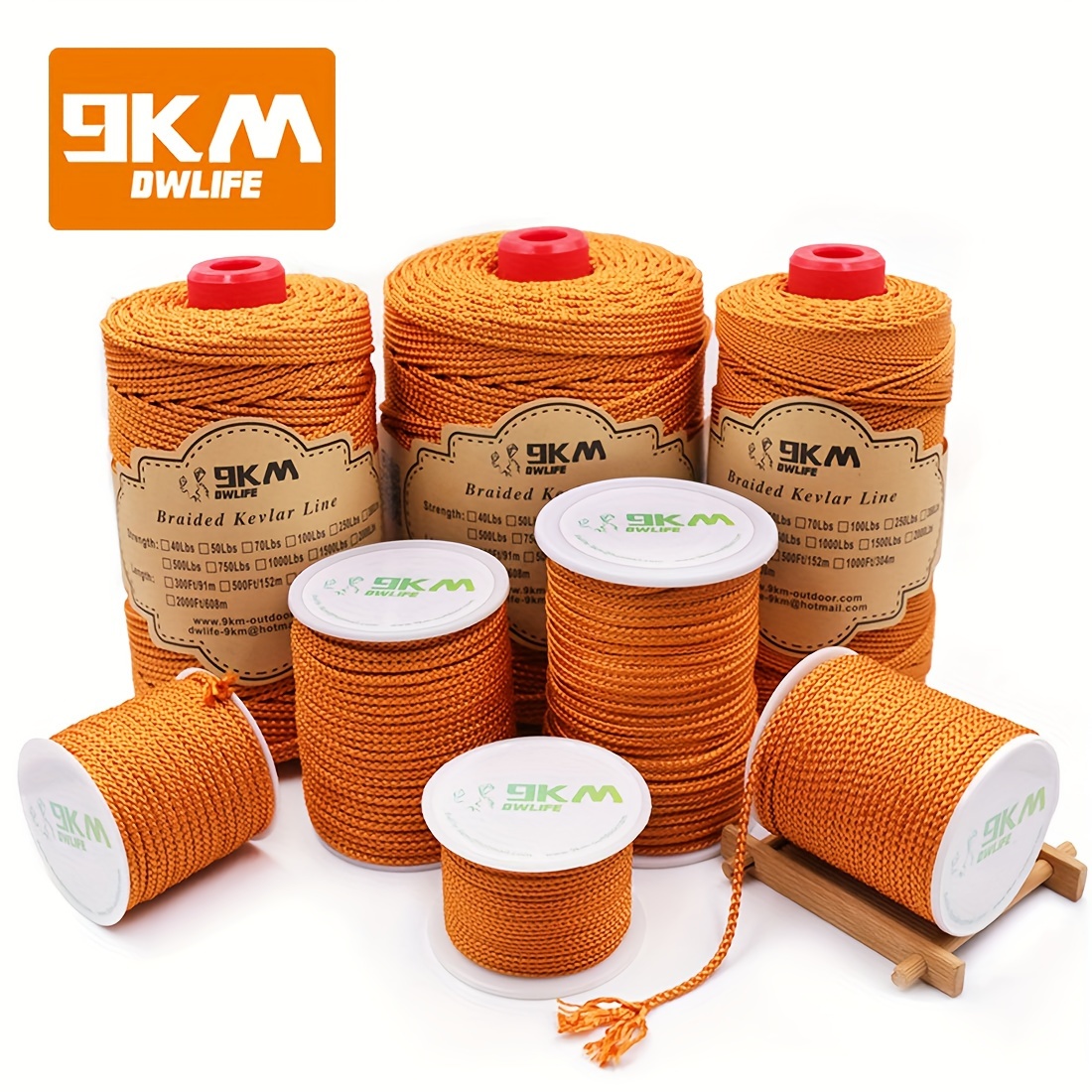 3mm Kevlar Rope Fishing Line 15M Braided Oudtoor Camping Cord Made