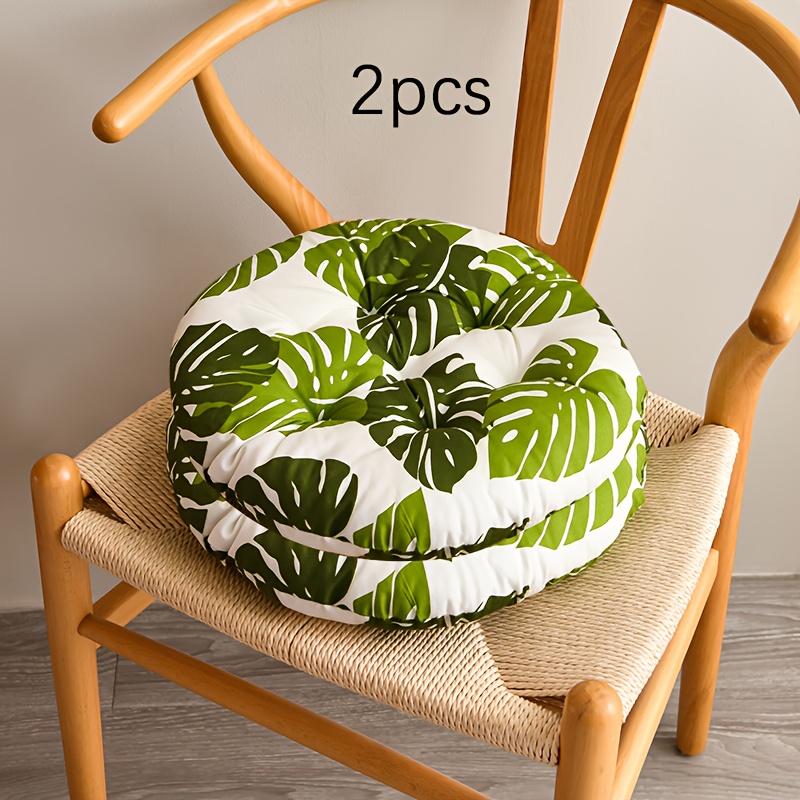 TEMU 2pcs Of Printed Cushions Chair Cushions Thickened Round Chair Cushions Dining Chair Cushions Office Student Cushions Chair Cushions Tatami