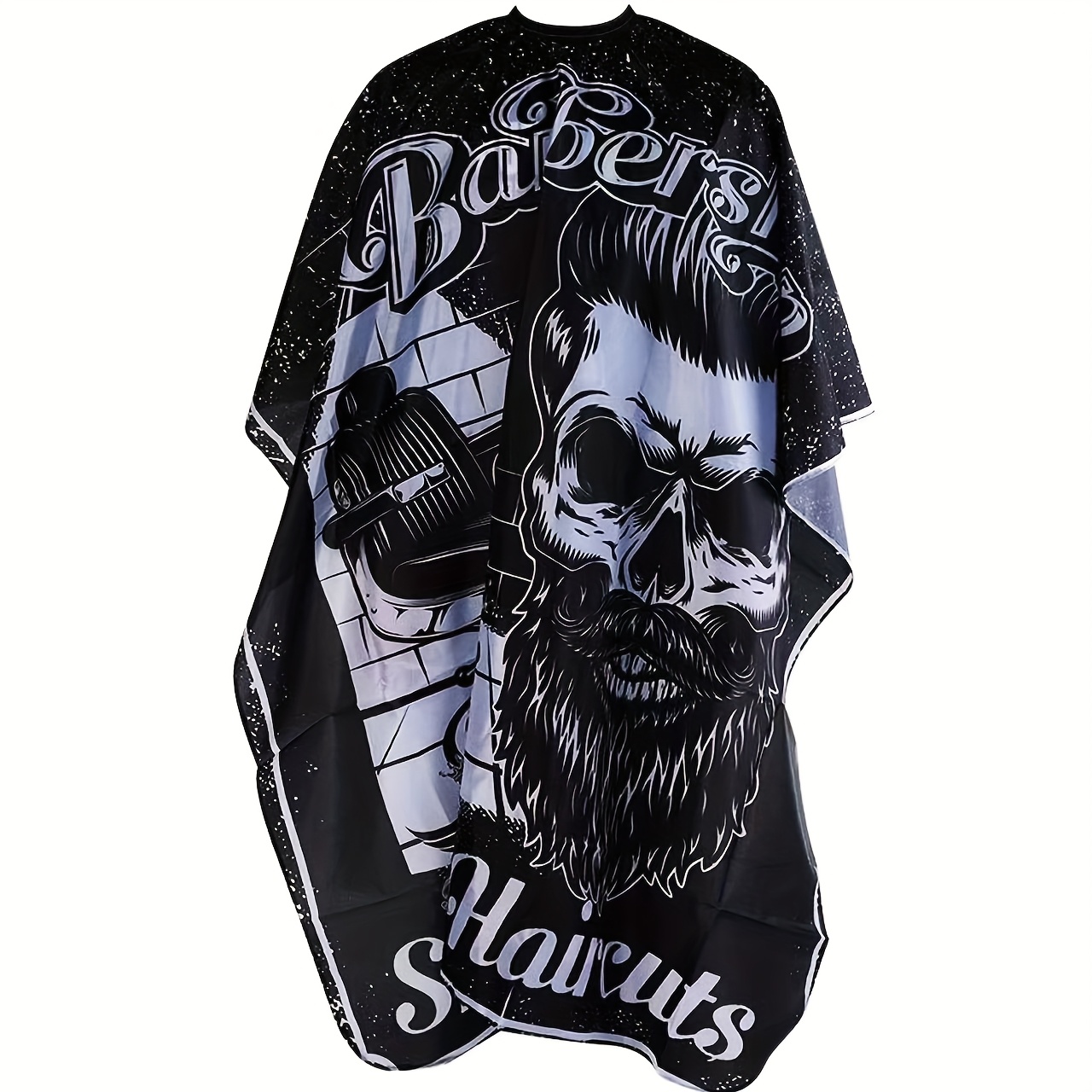 Temu – TEMU Hair Stylist Professional Hair Cape, Polyester Fashion Hair Cape, Adjustable Neckline Oil Dressing Apron, Barbershop Special Tools.