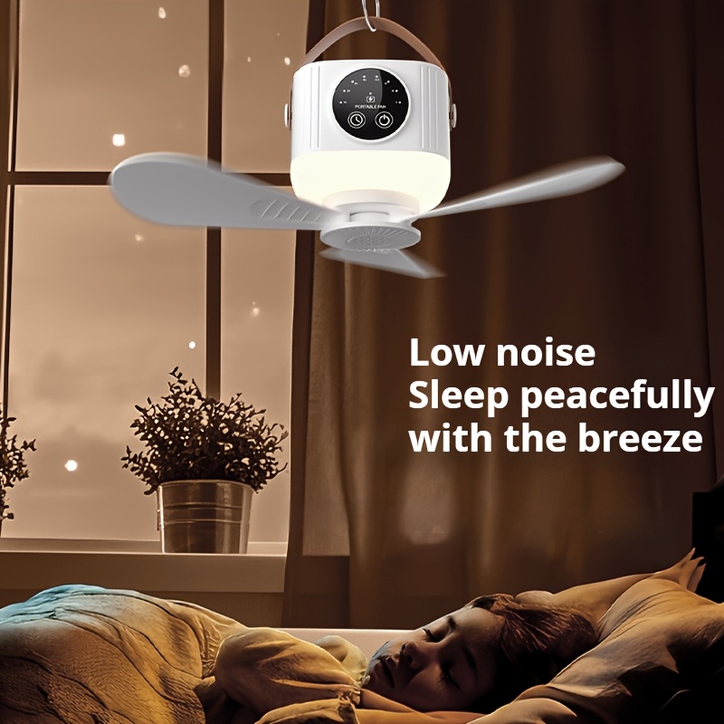 Portable Mini USB Ceiling Fan Air Cooler Hanging Fans For Dorm Camping