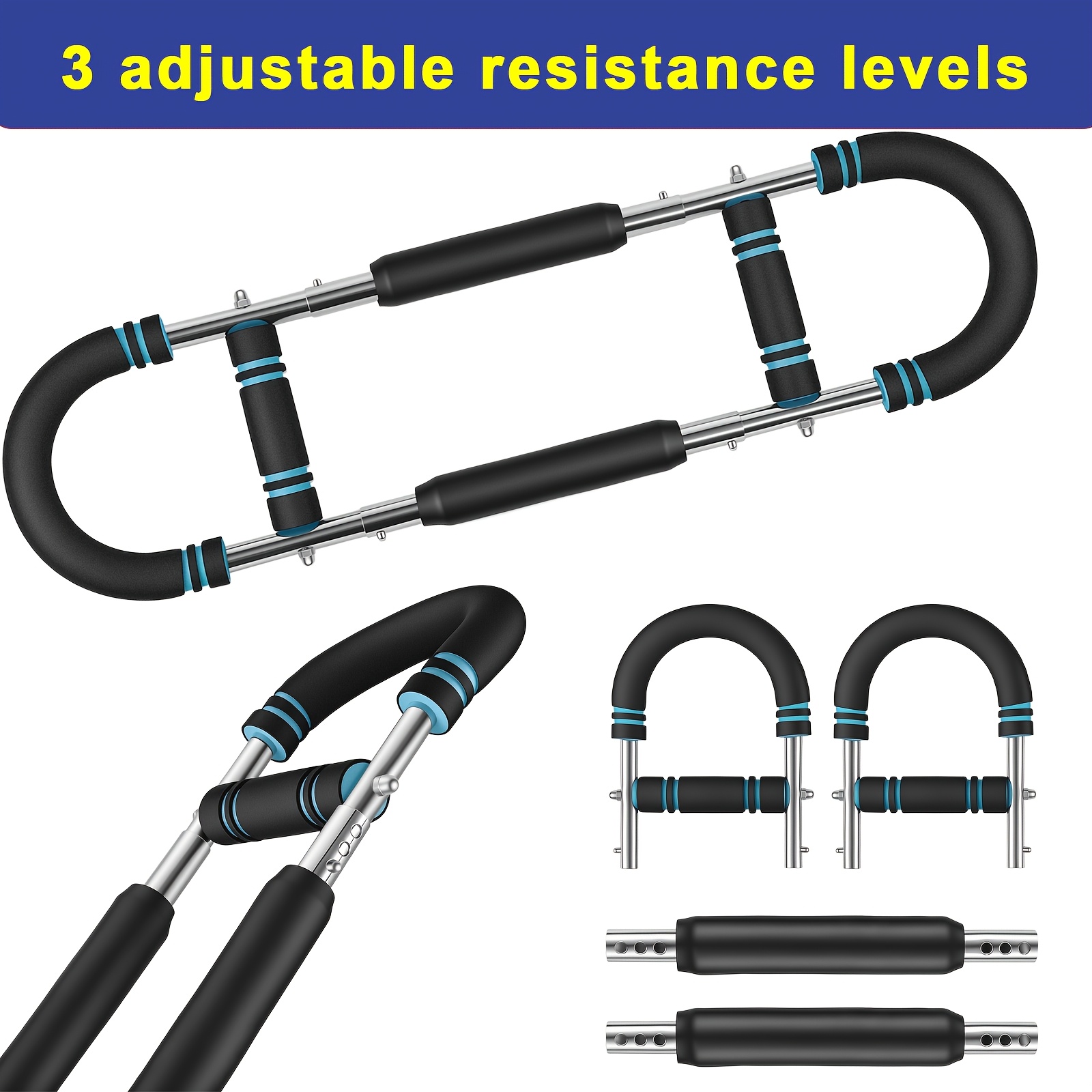 Image of Arm Trainer, Adjustable Chest Workout Equipment, Arm Trainer For Men, Arm Exercise Equipment, Chest Trainer For Men, Shoulders And Forearms Muscle Training Fitness