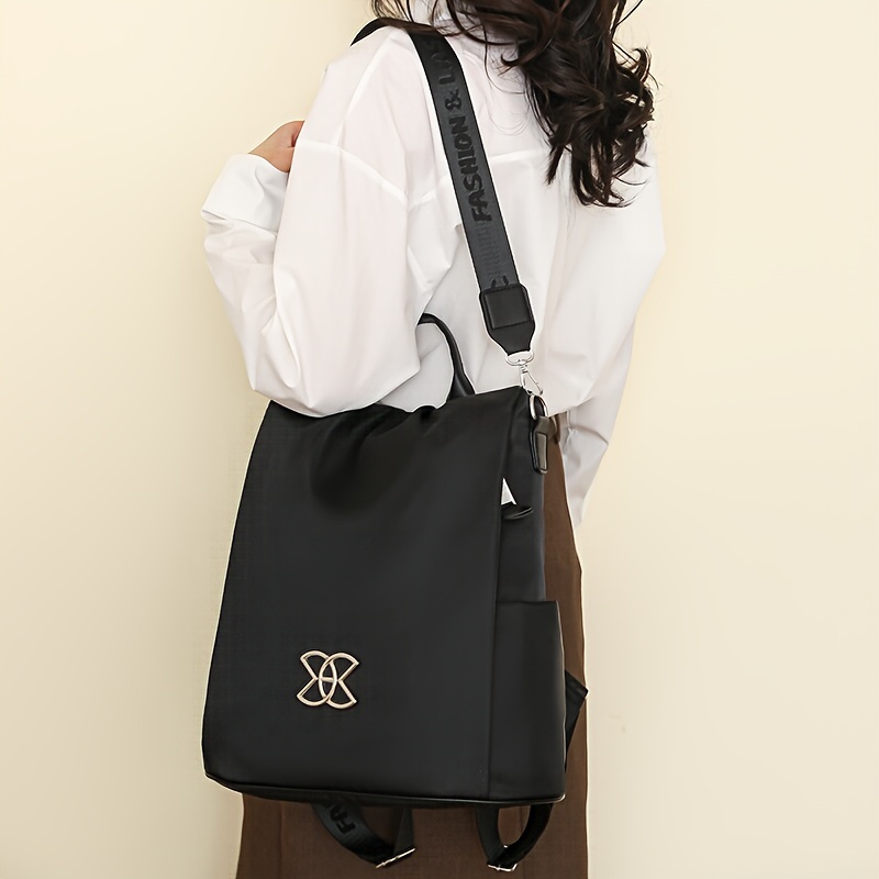 Multifunctional Backpack Purse Fashion Nylon Shoulder Bag Women Anti theft Travel Schoolbag
