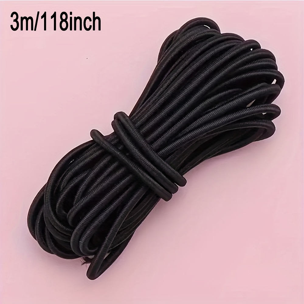 TEMU Corde élastique de haute qualité 4 mm pour la fabrication de bijoux DIY, l'extérieur, , le kayak