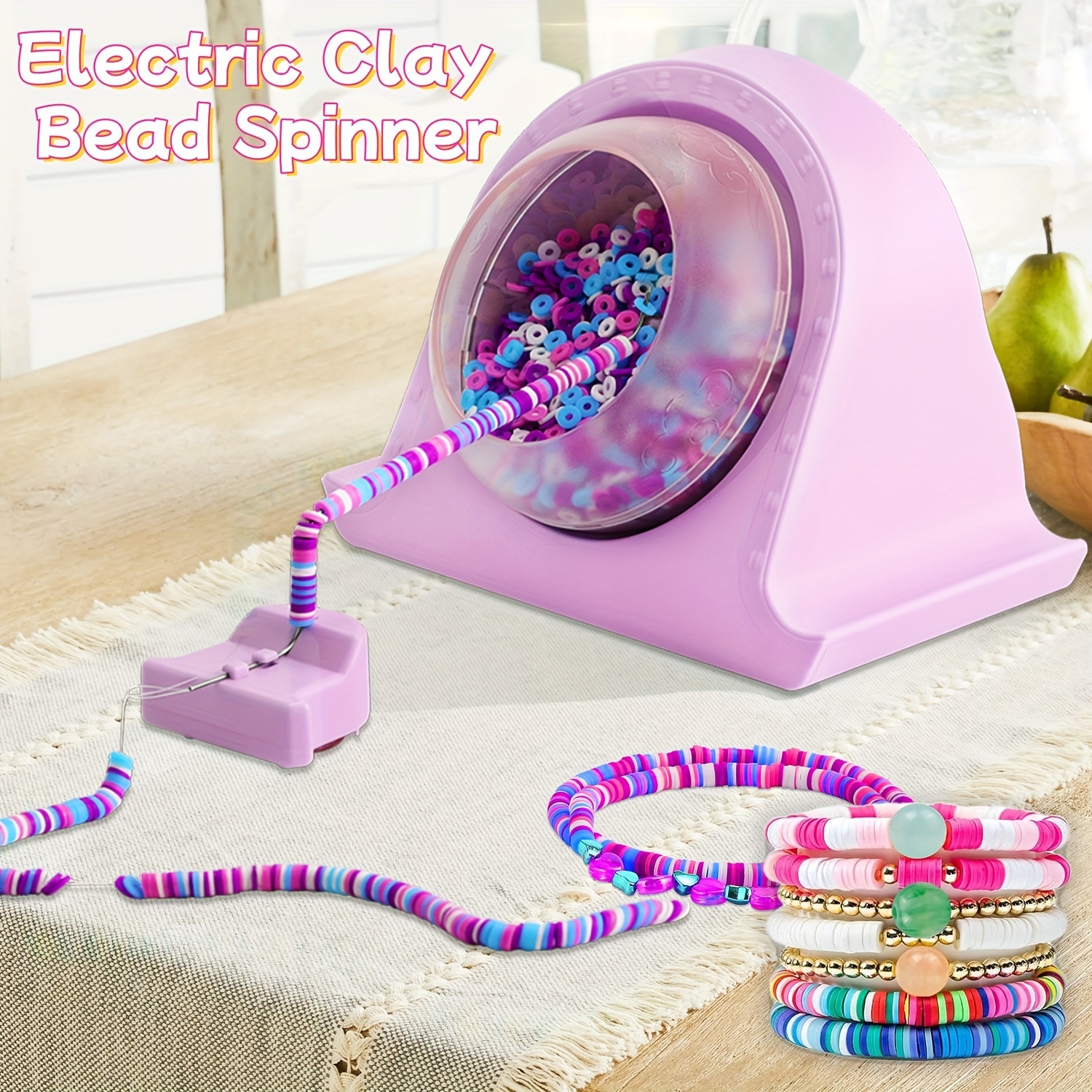 bead spinner kit electric bead spinner easy jewelry making Temu Oman