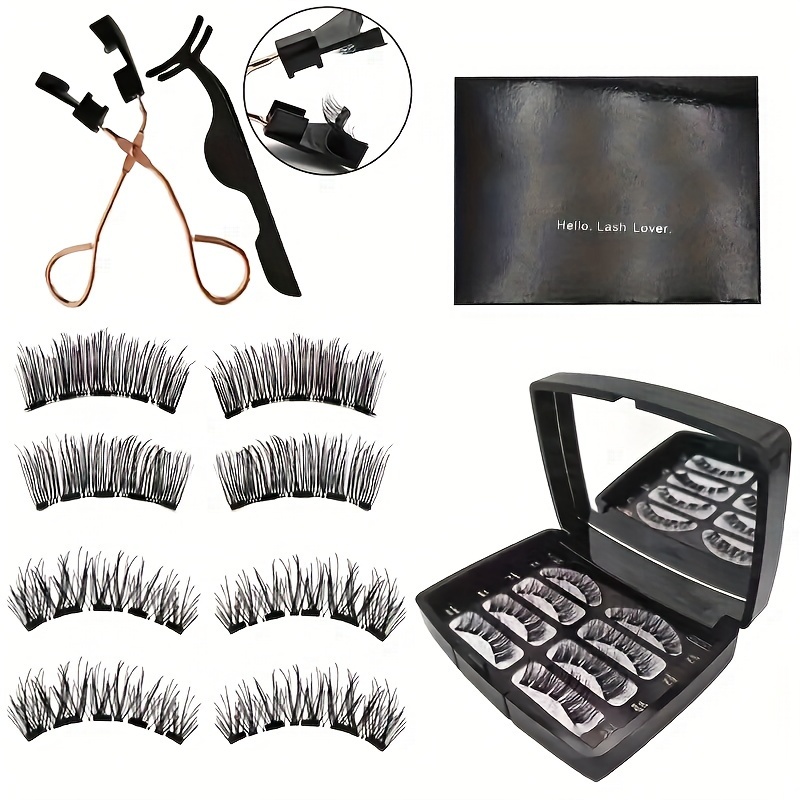 

- Kit: Reusable, No Needed - False & Volume, & Safe , 0.07mm , Doll/ Styles, 10-15mm Lengths